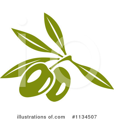 Royalty-Free (RF) Olive Clipart Illustration by Vector Tradition SM - Stock Sample #1134507