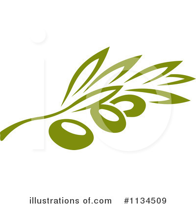 Royalty-Free (RF) Olive Clipart Illustration by Vector Tradition SM - Stock Sample #1134509