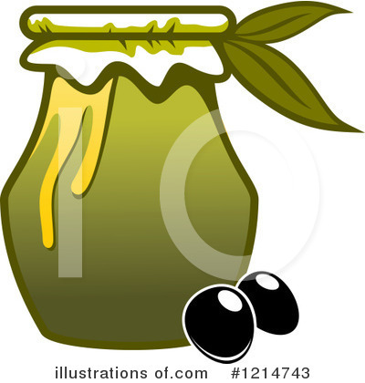 Royalty-Free (RF) Olive Clipart Illustration by Vector Tradition SM - Stock Sample #1214743