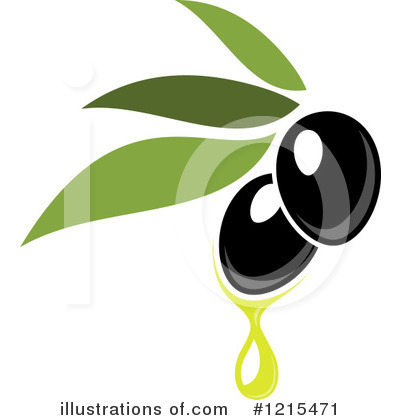 Royalty-Free (RF) Olive Clipart Illustration by Vector Tradition SM - Stock Sample #1215471