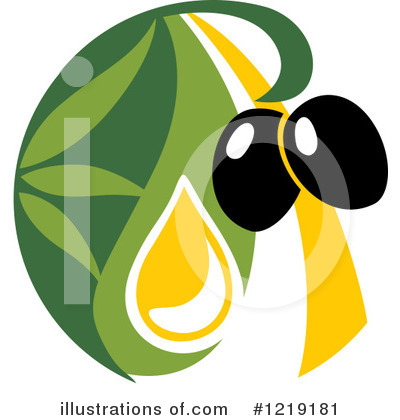 Royalty-Free (RF) Olive Clipart Illustration by Vector Tradition SM - Stock Sample #1219181