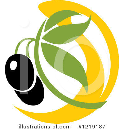 Royalty-Free (RF) Olive Clipart Illustration by Vector Tradition SM - Stock Sample #1219187