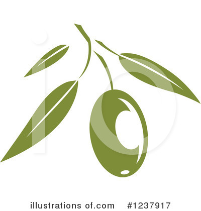 Royalty-Free (RF) Olive Clipart Illustration by Vector Tradition SM - Stock Sample #1237917