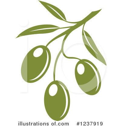 Royalty-Free (RF) Olive Clipart Illustration by Vector Tradition SM - Stock Sample #1237919