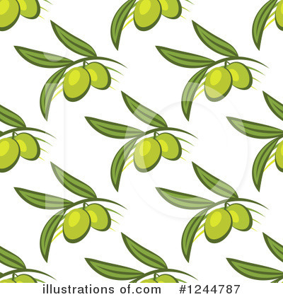 Royalty-Free (RF) Olive Clipart Illustration by Vector Tradition SM - Stock Sample #1244787