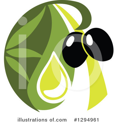 Royalty-Free (RF) Olive Clipart Illustration by Vector Tradition SM - Stock Sample #1294961