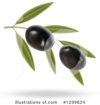 Royalty-Free (RF) Olive Clipart Illustration by cidepix - Stock Sample #1299624