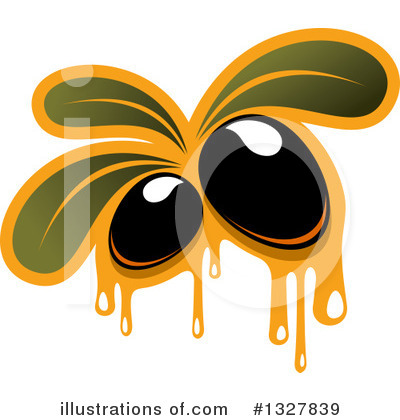 Royalty-Free (RF) Olive Clipart Illustration by Vector Tradition SM - Stock Sample #1327839