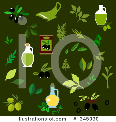 Royalty-Free (RF) Olive Clipart Illustration by Vector Tradition SM - Stock Sample #1345030