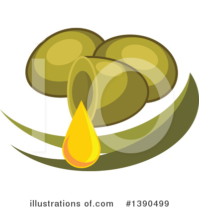 Royalty-Free (RF) Olive Clipart Illustration by Vector Tradition SM - Stock Sample #1390499