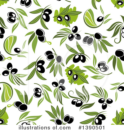 Royalty-Free (RF) Olive Clipart Illustration by Vector Tradition SM - Stock Sample #1390501