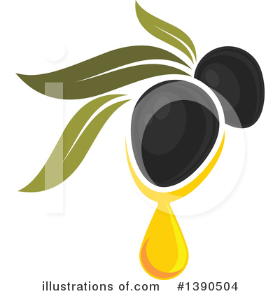 Royalty-Free (RF) Olive Clipart Illustration by Vector Tradition SM - Stock Sample #1390504