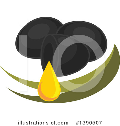 Royalty-Free (RF) Olive Clipart Illustration by Vector Tradition SM - Stock Sample #1390507