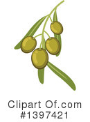 Olive Clipart #1397421 by Vector Tradition SM