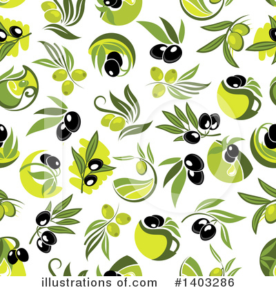 Royalty-Free (RF) Olive Clipart Illustration by Vector Tradition SM - Stock Sample #1403286