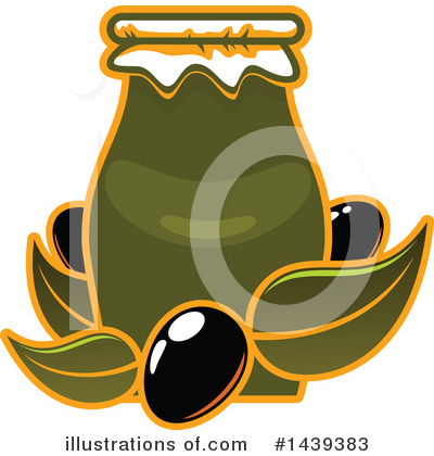 Royalty-Free (RF) Olive Clipart Illustration by Vector Tradition SM - Stock Sample #1439383