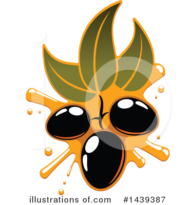 Royalty-Free (RF) Olive Clipart Illustration by Vector Tradition SM - Stock Sample #1439387