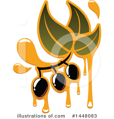 Black Olive Clipart #1448083 by Vector Tradition SM