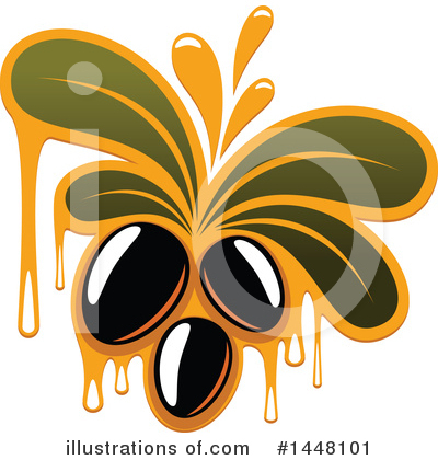 Royalty-Free (RF) Olive Clipart Illustration by Vector Tradition SM - Stock Sample #1448101