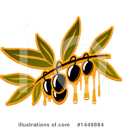 Royalty-Free (RF) Olive Clipart Illustration by Vector Tradition SM - Stock Sample #1449884