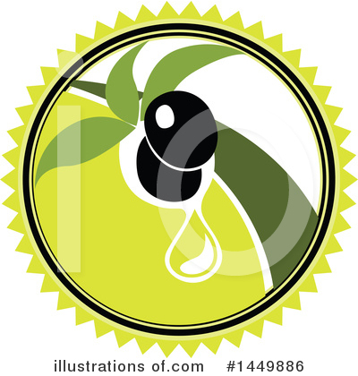 Black Olive Clipart #1449886 by Vector Tradition SM