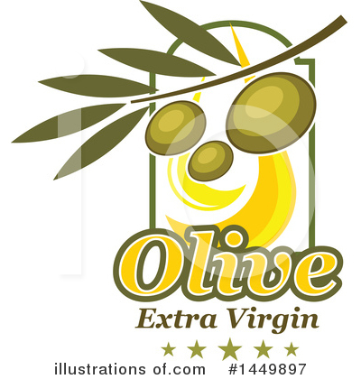 Royalty-Free (RF) Olive Clipart Illustration by Vector Tradition SM - Stock Sample #1449897