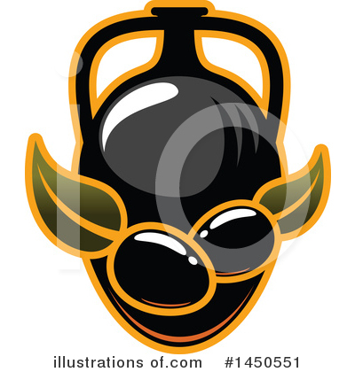 Black Olive Clipart #1450551 by Vector Tradition SM