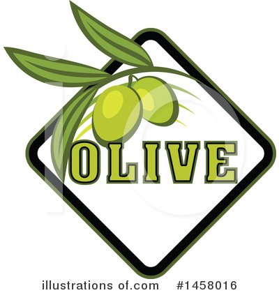 Royalty-Free (RF) Olive Clipart Illustration by Vector Tradition SM - Stock Sample #1458016