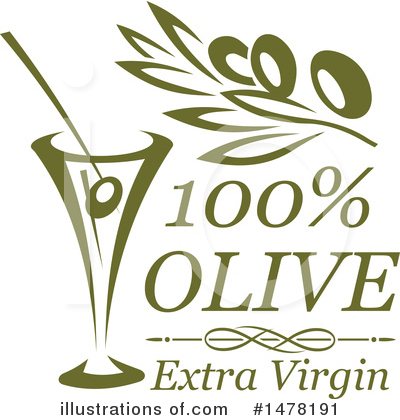 Royalty-Free (RF) Olive Clipart Illustration by Vector Tradition SM - Stock Sample #1478191