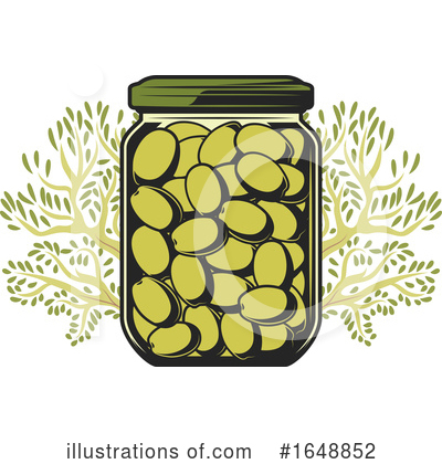 Royalty-Free (RF) Olive Clipart Illustration by Vector Tradition SM - Stock Sample #1648852