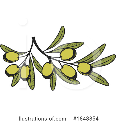 Royalty-Free (RF) Olive Clipart Illustration by Vector Tradition SM - Stock Sample #1648854