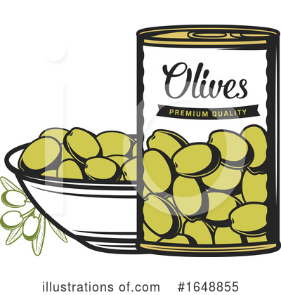 Royalty-Free (RF) Olive Clipart Illustration by Vector Tradition SM - Stock Sample #1648855