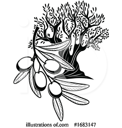 Royalty-Free (RF) Olive Clipart Illustration by Vector Tradition SM - Stock Sample #1683147