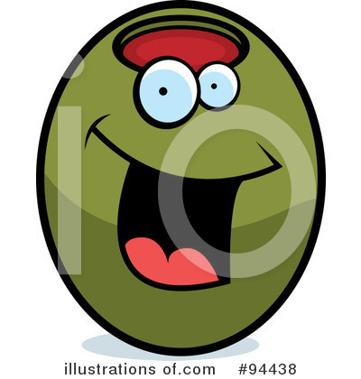 Royalty-Free (RF) Olive Clipart Illustration by Cory Thoman - Stock Sample #94438