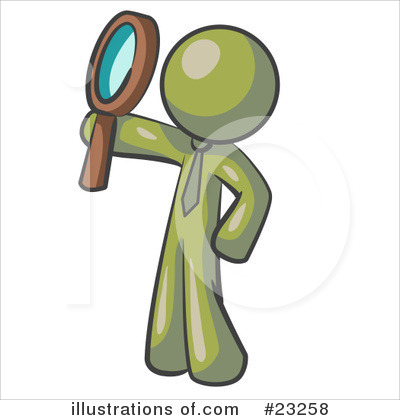 Royalty-Free (RF) Olive Green Collection Clipart Illustration by Leo Blanchette - Stock Sample #23258