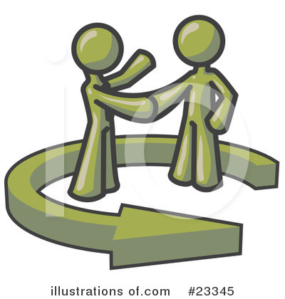 Handshake Clipart #23345 by Leo Blanchette