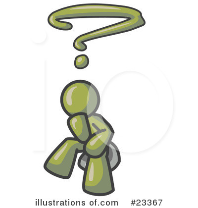 Questions Clipart #23367 by Leo Blanchette