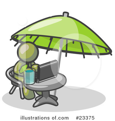 Umbrella Clipart #23375 by Leo Blanchette