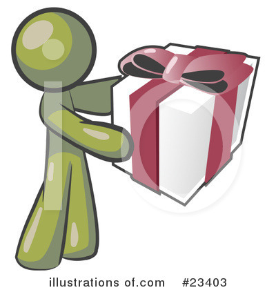 Gift Clipart #23403 by Leo Blanchette