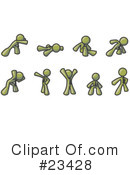 Olive Green Collection Clipart #23428 by Leo Blanchette