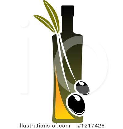 Royalty-Free (RF) Olive Oil Clipart Illustration by Vector Tradition SM - Stock Sample #1217428