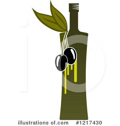 Royalty-Free (RF) Olive Oil Clipart Illustration by Vector Tradition SM - Stock Sample #1217430
