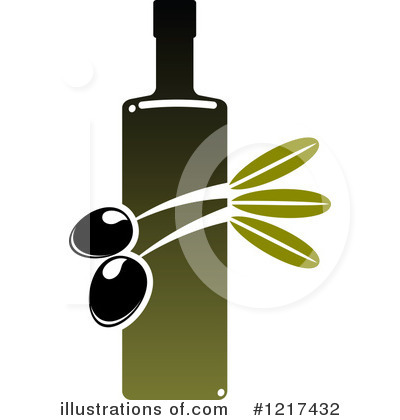 Royalty-Free (RF) Olive Oil Clipart Illustration by Vector Tradition SM - Stock Sample #1217432