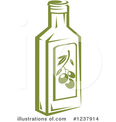 Royalty-Free (RF) Olive Oil Clipart Illustration by Vector Tradition SM - Stock Sample #1237914