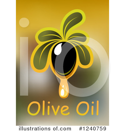 Royalty-Free (RF) Olive Oil Clipart Illustration by Vector Tradition SM - Stock Sample #1240759