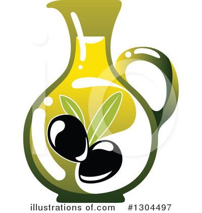 Royalty-Free (RF) Olive Oil Clipart Illustration by Vector Tradition SM - Stock Sample #1304497