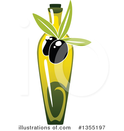 Royalty-Free (RF) Olive Oil Clipart Illustration by Vector Tradition SM - Stock Sample #1355197