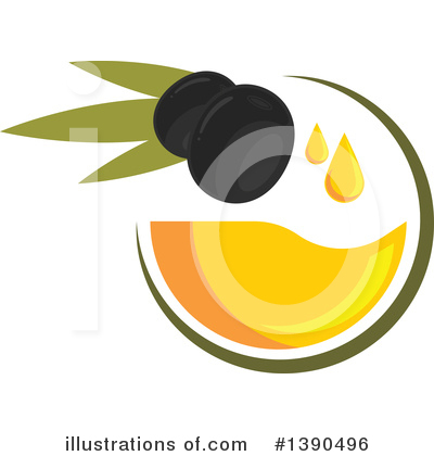 Royalty-Free (RF) Olive Oil Clipart Illustration by Vector Tradition SM - Stock Sample #1390496