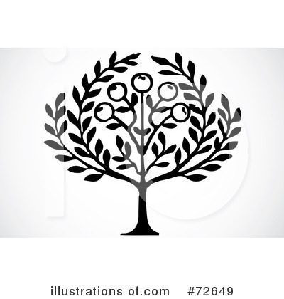 Royalty-Free (RF) Olive Tree Clipart Illustration by BestVector - Stock Sample #72649