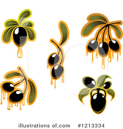 Royalty-Free (RF) Olives Clipart Illustration by Vector Tradition SM - Stock Sample #1213334